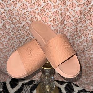 Fitflop Peach Slide Sandals